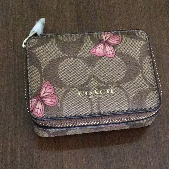 Coach Storage & Organization Coach Triple Pill Box Butterfly Print